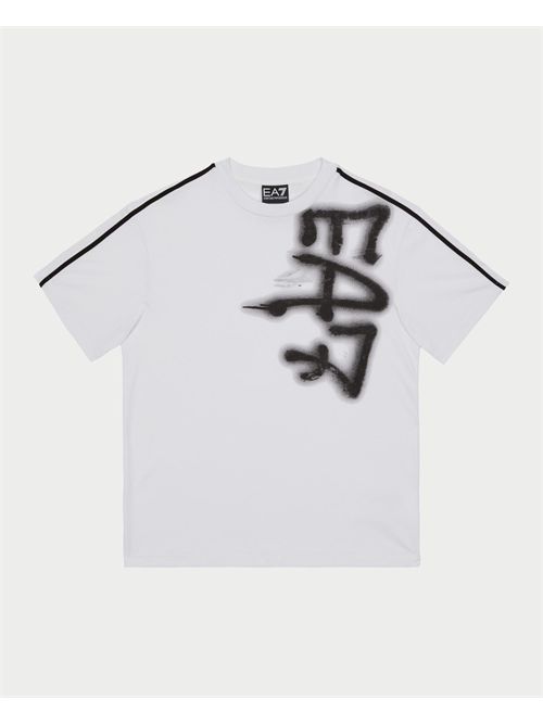 T-shirt bambino EA7 con logo graffito EMPORIO ARMANI EA7 | 7B000204-AF10375U0002